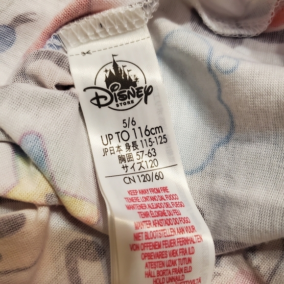 NWT Disney Store World of Disney Emoji Nightshirt Girl's Nightgown 5/6 - Picture 6 of 7